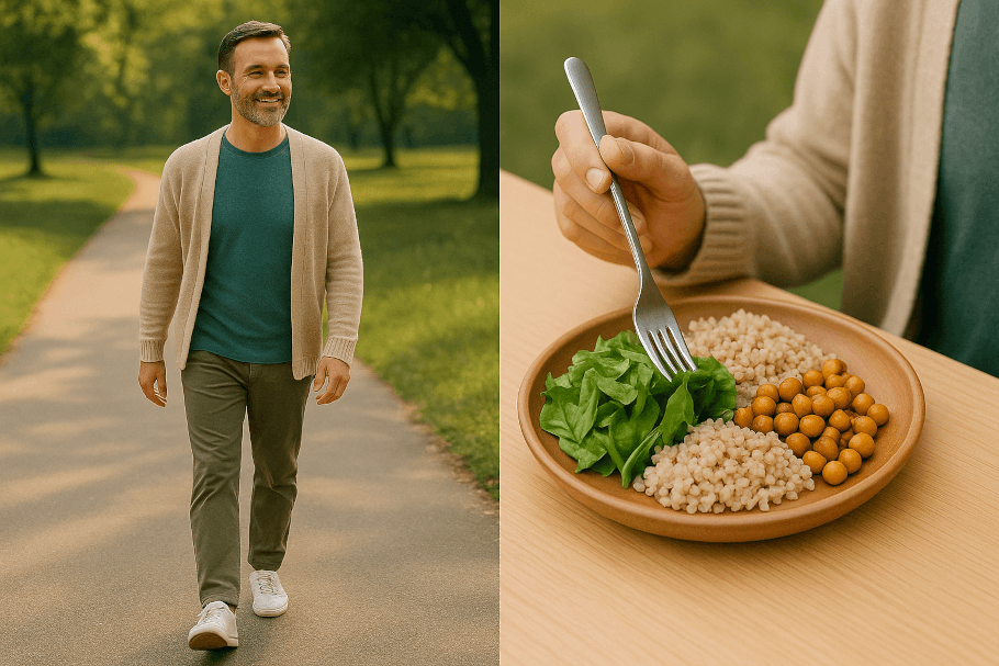 Everyday wellness habits like walking and simple meals